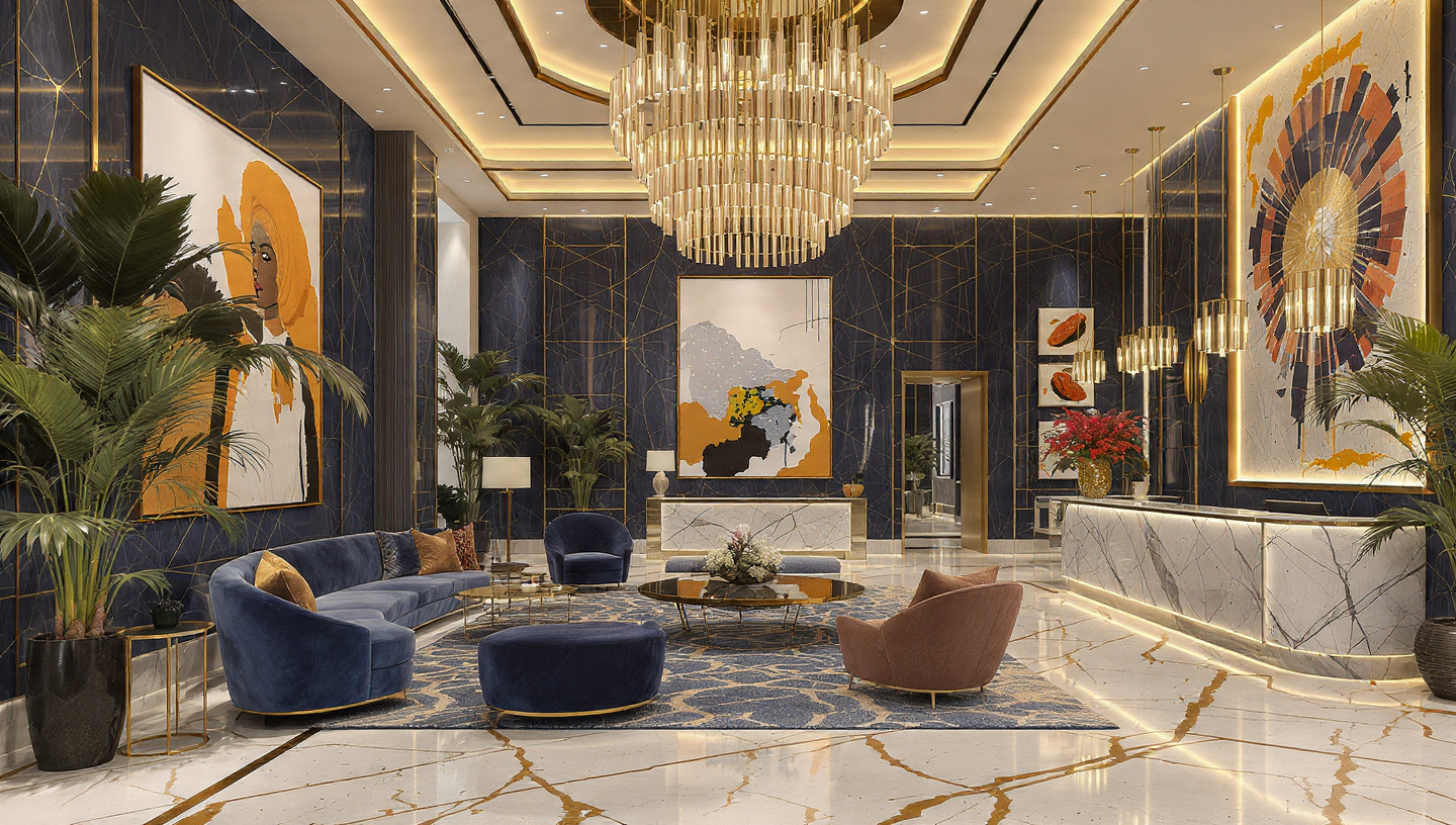 MAISON VALLORE Hotel Lobby in Abuja