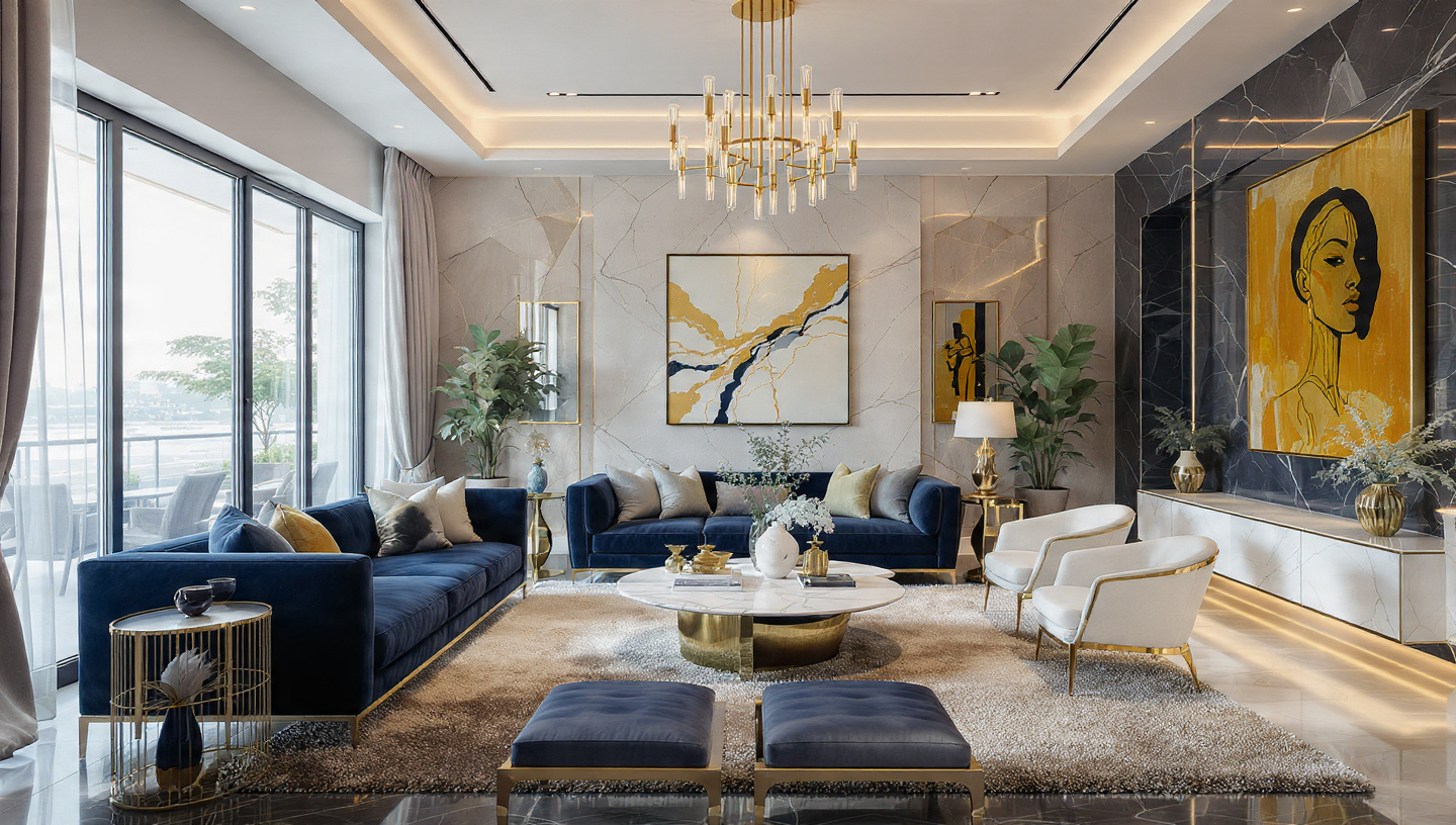 MAISON VALLORE Luxury Living Room in Ikoyi Lagos